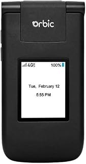 Orbic Journey V Verizon Postpaid 4g LTE Flip Phone - Black