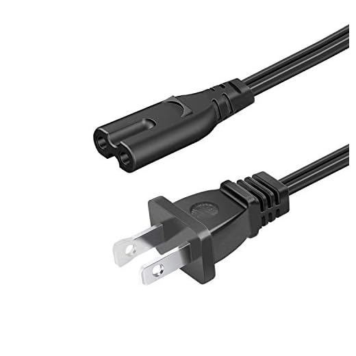 UL Listed 8.2ft 2 Prong AC Cable Power Cord for HP Officejet 3830 5255 4650 5258 6962 4655 5740 6958 250 4630 5212 5252,200 250 Mobile Printer Power Cord Cable Replacement