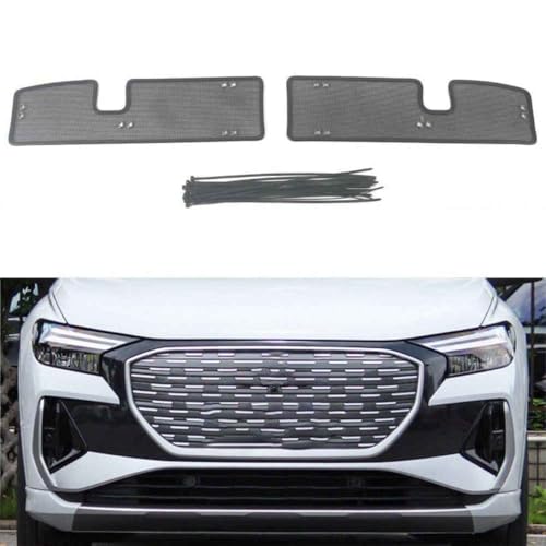 YMLVET Grille Radiateur Voiture Filet de Protection Anti-Insectes pour Audi Q4e-tron 2022, Calandre Avant Voiture Filets Protection Accessoires
