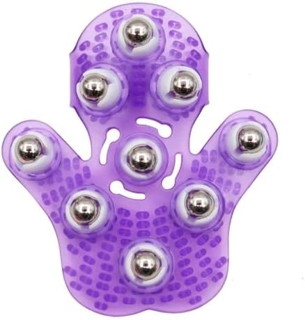 Miniatura 6 de Guante de masaje corporal con bola rodante, anticelulítico, alivio del dolor muscular, masajeador relajante para cuello, espalda, hombros, glúteos