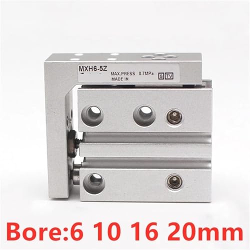 Vérin coulissant compact pneumatique MXH table intégrée double effet - 2