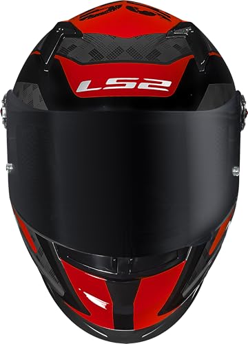 Capacete Ls2 FF358 S Striker Titanium / Red - 60/L