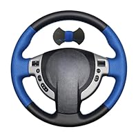 Funda Volante Para Nissan Para Qashqai Para J11 Para X-trail Para T32 2015-2021 Protector Para Volante De Coche De Fibra De Carbono Cubre Volante Coche (Color : Type B O Shape