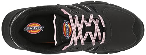 Dickies Women's Rook Steel Toe Eh Industrial Shoe, Black/Pink, 7.5 M Us #TOP4