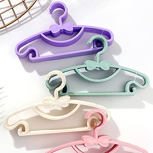Plastic Kids Hanger,30 Pack Small Hanger Toddler Hangers For Laundry And Closet,Baby Coat Hanger Childrens Durable Hangers,Purple #TOP3