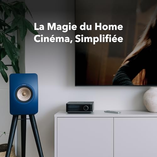 WiiM Amp Ultra, ampli stéréo Streaming, HDMI Arc & RoomFit, Gris sidéral – vue 4