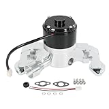 LDMINDA Big Block Electric Water Pump Replacement for Chevy BBC 396-454-502 35+ GPM High Flow Aluminum Water Pump Chrome
