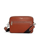 sac tanneur solde 1 poche zippée avant, 1 poche plate, 1 poche zippée. Bandoulière ajustable et amovible.