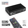 Tele System Decoder Digitale Terrestre e Satellitare 2025 TS4020 PRO, DVB-T/T2 e DVB-S/S2 HEVC HD HDR10 HLG, Decoder TV con Telecomando Unico per ricevitore e TV. USB Media Player.