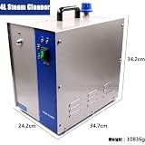 Odkurzacz parowy do biżuterii ze stali nierdzewnej 1300W/2200W, maszyna do czyszczenia parą biżuterii złotej i srebrnej, temperatura pary 135 ℃, sprzęt złotniczy do użytku domowego,4L