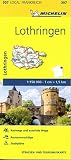  Michelin Lothringen: Straßen- und Tourismuskarte 1:150.000 (MICHELIN Localkarten)