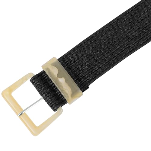 Women's Wide Belt Braided Elastic Casual Pin Buckle Decorative Waist Closure for Dresses2