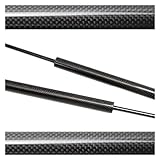 Hood Dampers Compatible For Jeep Cherokee (KL) 2013-2022 Front Bonnet Lift Supports Struts Shock Absorber Gas Springs Prop Rod Arm Pillar(Black carbon fiber)