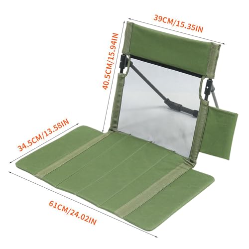 Siège de stade isolant et pliable fini le sol froid en camping