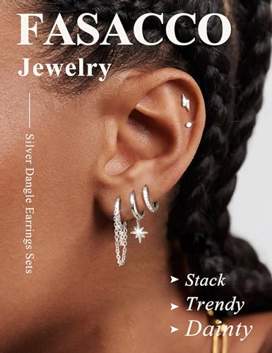 FASACCO 12Pairs Gold Hoop Earrings for Women 14K Gold Plated Cartilage Earring Sets for Multiple Piercing Hypoallergenic Stainless Steel Earrings Dainty Earring Stack Small Hoop Stud Earrings2