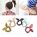 10PCS Rabbit Ear Hair Bands Bow Ties Ponytail Holder Elastic Cotton Stretch Hair Ties Hair Styling Tools Headband Scrunchie Hair Acdessories for Girls Toddlers for Girls and Toddlers (Color Random)