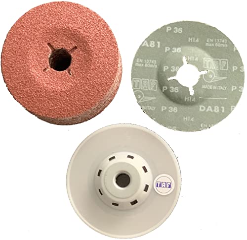 Dischi Abrasivi Fibrati al Corindone con Supporto
