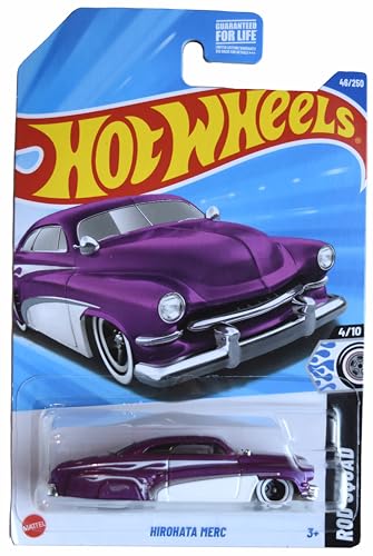 Hot Wheels Hirohata MERC Rod Squad Purple 1:64 miniatura 1