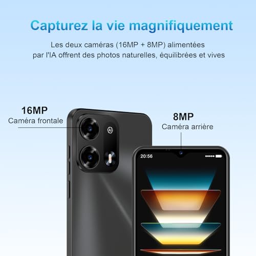 Téléphone portable Android 14 invens Note TK02 résolvant le manque d'espace et de batterie - 4