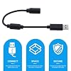 Breakaway Wired Game Controller Stable for Xbox 360, Adapter Controller USB Breakaway Cable, 25cm