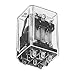 KUP-5A55-240, Electromechanical Relay 240VAC 9.11KOhm 10A SPDT(73.7x38.89x55.55) mm Bracket Industrial Relay