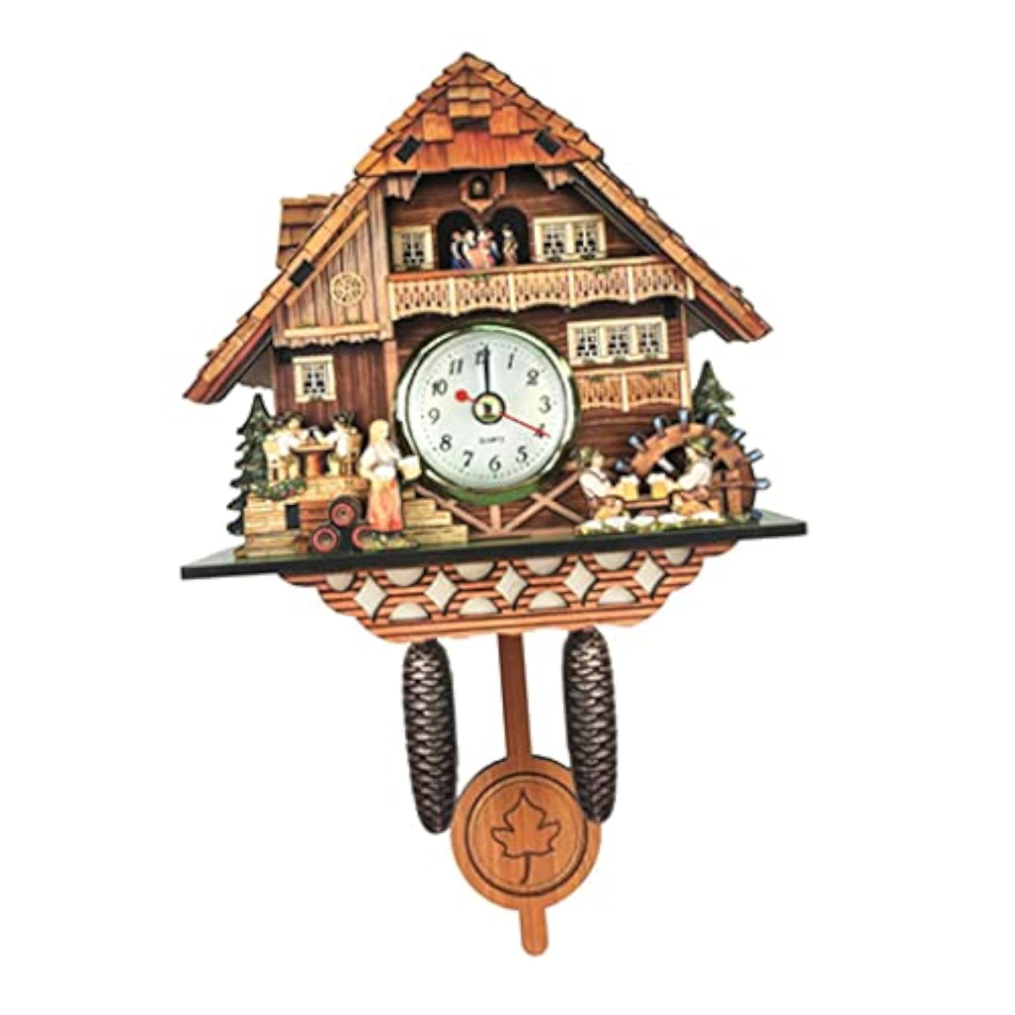 Worldcare Antique Cuckoo Wall Clock Wooden Decor