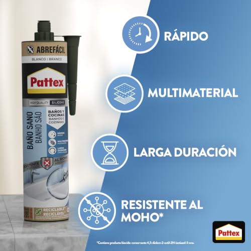Miniatura 3 de Pattex Baños Y Cocinas Blanca 280ml
