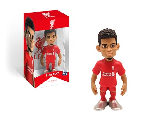 MINIX Luis Díaz Liverpool 12cm Figure - Collectible Díaz Figure Sports Football Icon Range for Fans