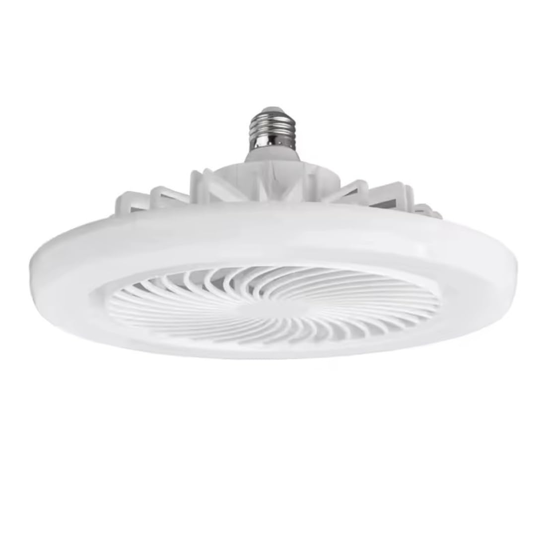 Frilla Wentylator sufitowy z oświetleniem 80 W, cicha lampa sufitowa z wentylatorem, regulowana prędkość wiatru i temperatura barwowa, światło wentylacyjne z zegarem | FANGLO