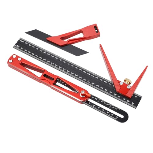 Règle multi-angle avec support réglable pour tracer des angles complexes sans erreur