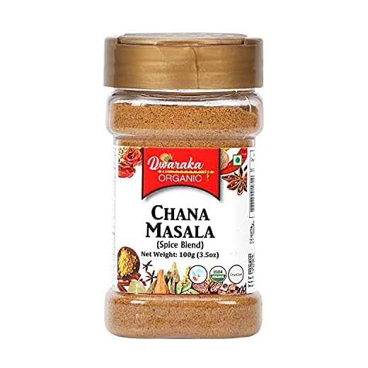 Dwaraka Organic - Chana Masala, 3.5oz, Healthy, Organic, Non GMO, All Natural