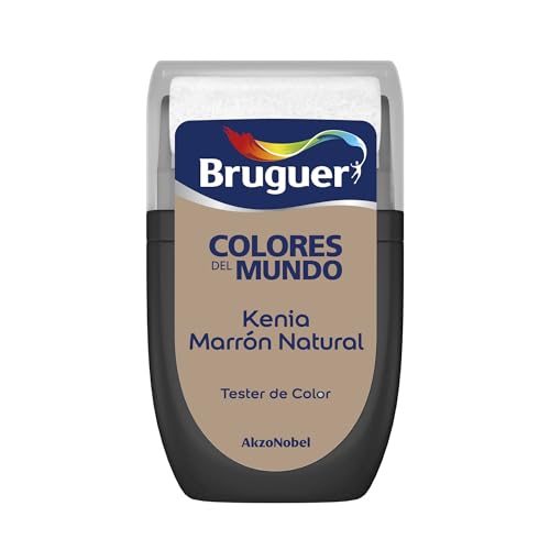 Bruguer Tester Colores del Mundo Pintura para paredes monocapa Kenia Marrón Natural