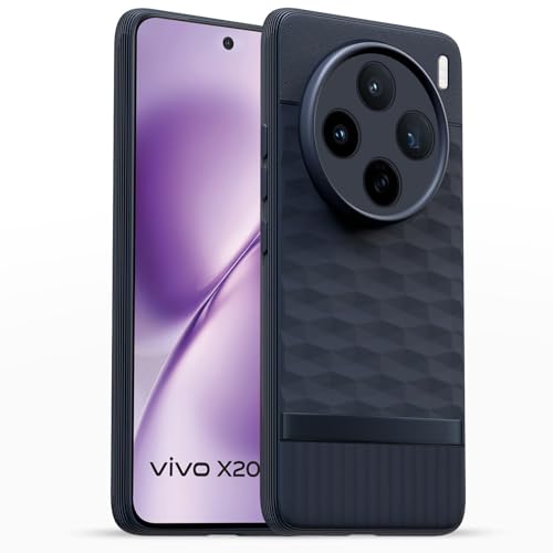 Image of Shockproof Case Compatible with Vivo X200T 5G / X200s 5G | Full Camera Protection | TPU Flexible Back Cover for Vivo X200T 5G / X200s 5G (Steel Blue)
