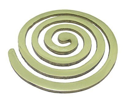 WAVS Brass Helix Vastu Remedies for North-West Vaastu Dosh/Defect Nivaran - 3inch 1pcs