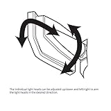 2 Pack of Xtralite NiteSafe X2 Twin Security LED Floodlight, Motion Activated, Wireless Battery Operated with Adjustable Heads, IP44, 400 Lumens (5000k) - Image 5