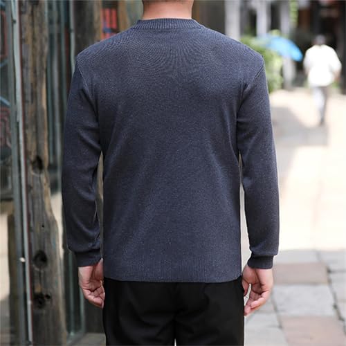 Men's Sweater Pullover Woolen Regular Fit Long Sleeve Knitting Sweaters with Ribbing Edge2