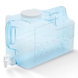Arrow Slimline Drink Dispenser for Fridge, 3 Gallon - Plastic Beverage Dispenser with Spigot - Space-Saving Design with Handle - Ideal for Water, Juice & Iced Tea - BPA Free - Made in USA