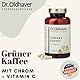 Dr. Oldhaver Grüner Kaffee Kapseln (120 Stück) Hochwertiger Grüner Kaffee Extrakt mit Vitamin C für Energiestoffwechsel, Premiumqualität aus Deutscher Herstellung. vegan
