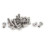 25pcs M6 Rivet Hex Socket Head Cap Screw Barrel Nut Furniture Hardware