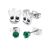 Officially Licensed Guardians of The Galaxy Stainless Steel Earring Set