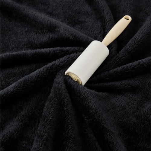 Bedsure Shed-Resistant Fleece King Blanket for Bed, Black, 108x90 inches | Anti-Static, Ultra Soft Cozy, Lightweight Plush Microfiber, All Season, Warm Blanket for Women and Men, Room Home Decor Gifts - image 9