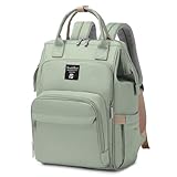 Pomelo Best Moderner Wickelrucksack für Mama Papa – Stylischer Familienrucksack mit Großer Öffnung, Wickelunterlage, Wasserdichtem Material und Praktischer Organizer-Struktur