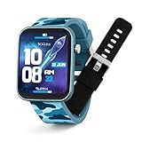 Tikkers Kids Series 13 Camo Smart Watch with Fitness Tracker, Alarm Clock, Camera, GPS Connection, Heart Rate Monitor, Step Counter, Touch Screen, IP68, Interchangeable Strap