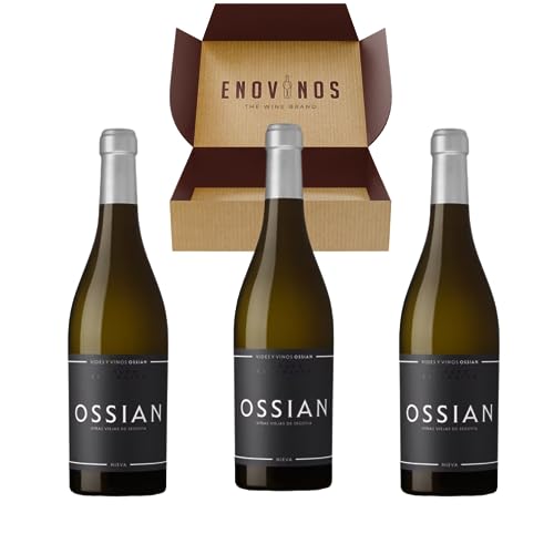 Vino Ossian Blanco - x3 Botellas de Vino de Castilla León 100% Verdejo x 75cl - Mejor Selección ENOVINOS