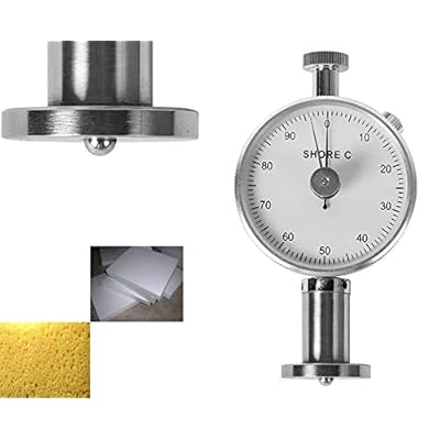 Shore Durometer Shore C Hardness Tester Dual Needle Durometer with Measure Range 10 to 90 HC for Foam Sponge Rubber Microporous Material Etc