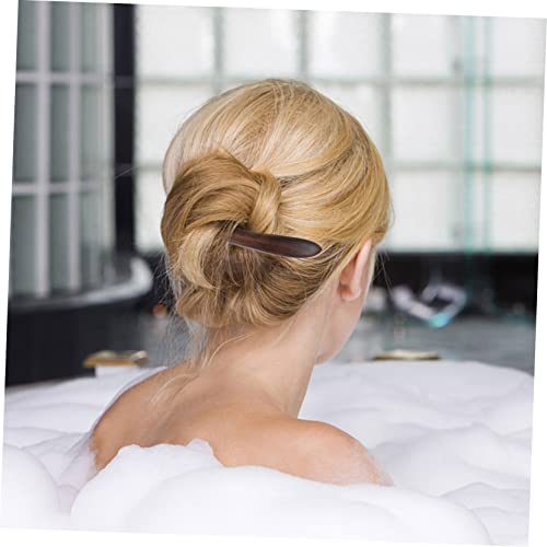 Pièces à cheveux pour chignons stables avec double pointe légère - 2