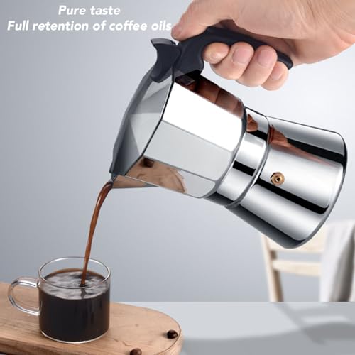 Cafetera de Estufa Octagonal Ajustable 6 Tazas 300 mL miniatura 5