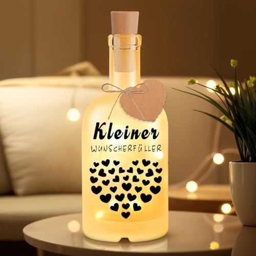 Szhhrxi Wunscherfüller LED Flaschenlicht Set