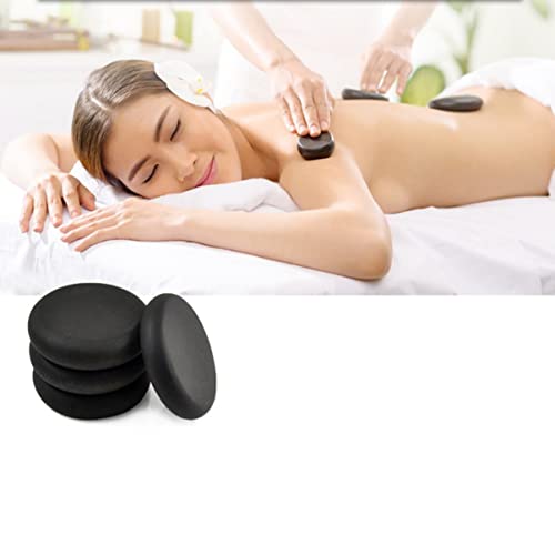 Foto von Healifty Hot Rocks 12 Stück 3X4 Cm Hot Massage Kit Basaltsteine ??Spa Massagesteine ??Hot Stones Essential Hot Massage Stones