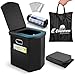 E EASTSTORM Campingtoilette Faltbar, 42cm(H) Mobile Toilette mit Deckel, Trenntoilette,Tragbare Toilette mit Bio-Toilettenbeuteln, Autotoilette für Outdoor, Unterwegs, Festival, Notfall